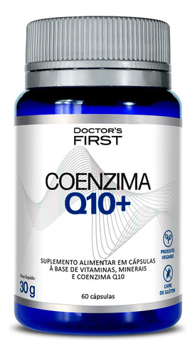 Suplemento em cápsula Doctor's First  Coenzima Q10, suplemento, complexo B Coenzima Q10+ coenzima q10 Coenzima Q10+ em pote de 30g 60 un