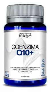 Suplemento em cápsula Doctor's First Coenzima Q10, suplemento, complexo B Coenzima Q10+ coenzima q10 Coenzima Q10+ em pote de 30g 60 un