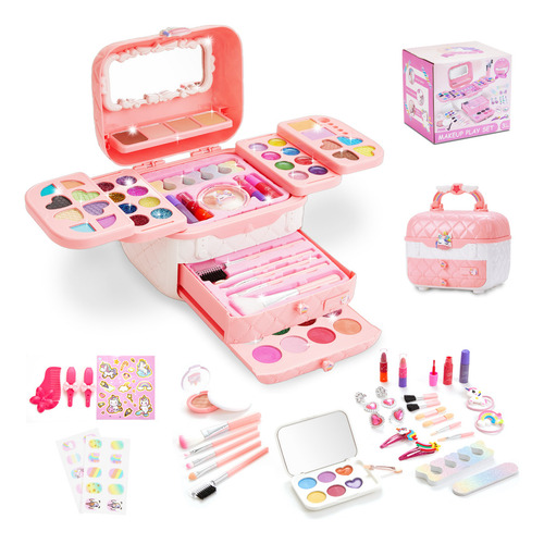 Lictin Kit De Maquillaje 76 piezas caja de maquillaje lavable Lictin MB0201