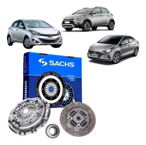 Kit Embreagem Sachs Hb20 1.0 2013 2014 3000001240