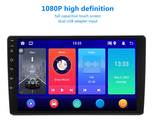 Radio De Coche De 9 Pulgadas, 4 G Ram, 32 Gb, Rom, Dc12 V, C