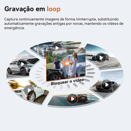 Câmera Veicular Ddpai N1 Dual 1296p+1080p 135° Nightvis App N1 Dual+64gb