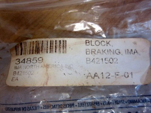 Ima /ingersoll-rand B421502 Block, Braking 421502 Yyj