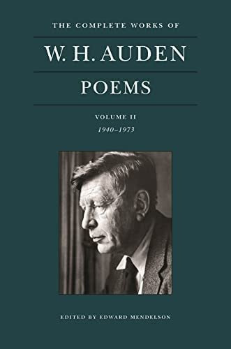 Libro: The Complete Works Of W. H. Auden: Poems, Volume Ii: