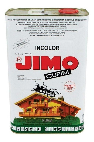 Cupim Incolor Jimo 5 Litros