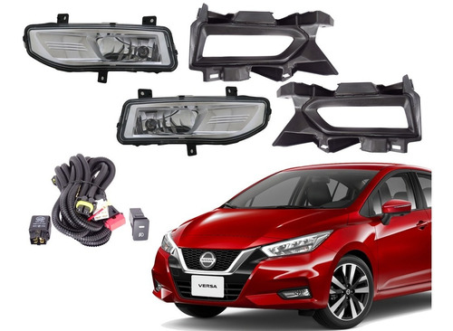 Neblineros Nissan Versa 2020-2021 Kit Completo
