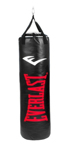Saco De Boxeo Everlast Nevetear Color Negro/rojo 100 Cm