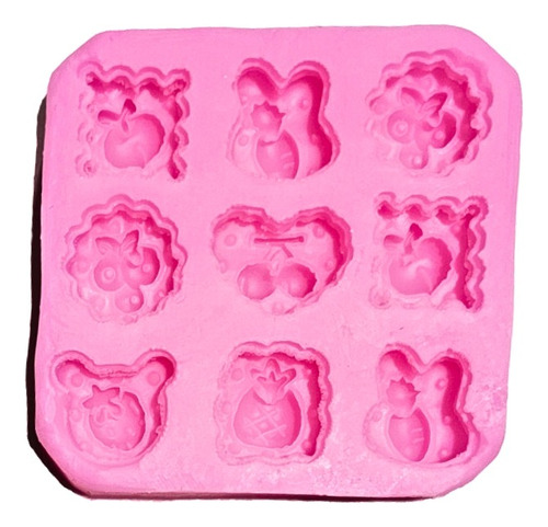 Molde De Silicona Fondant Mini Galletas Pascua