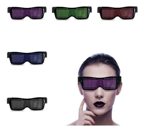 Lentes Led Tik Tok Gafas Led Texto Programable Bluetooth App