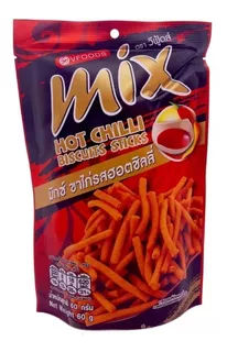 Snack Palitos Hot Chilli 60 Grs - Origen Tailandia.