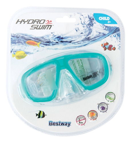 Lentes Careta Buceo P/ Niños +3 Bestway Piscina Playa 