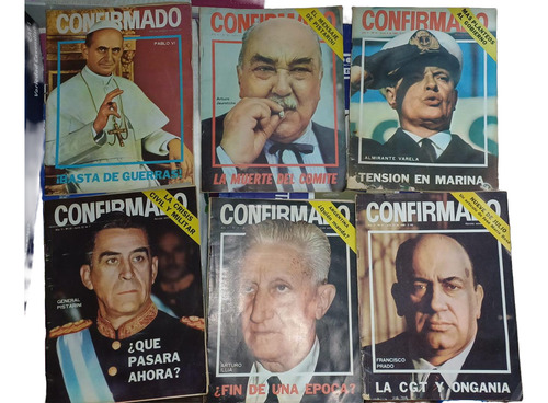 Lote De 14 Revistas Confirmado Año 1966 Direccion Timerman (Usado)