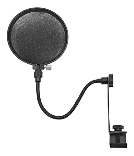 Pop Filter Oem Tela Anti Sopro E Puf Com Haste Flexível