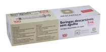 Comprar Seringa 5ml Sem Agulha Cx 100 Unid Luer Lock Descarpacku002Fbd