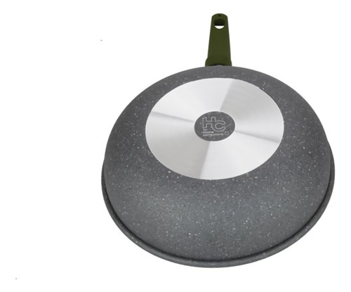 Wok Antiadherente 28 Cm Granito Color Gris