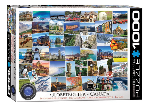 Eurographics Canada Globetrotter Puzzle (1000 Piezas)