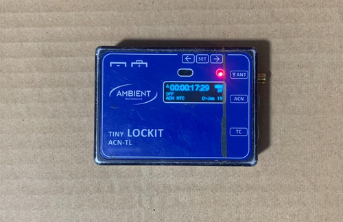 Gravador Ambient Recording Tiny Lockit Acn-tl ( Sem Tampa )