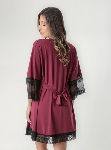 Hobby Feminino Pijama Sensual Roupão Promoção Microfibra
