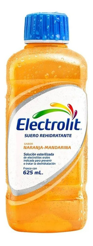 Suero Electrolit Sabor Naranja Mandarina 6 Pzs De 625 Ml