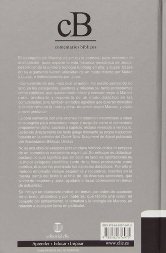 Imagen 2 de 3 de Comentario Al Evangelio De Marcos, Pikaza Xabier Estudio