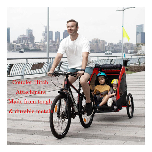 Acoplador De Enganche De Remolque De Bicicleta Ansxder Para