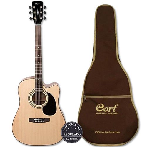 Violão Elétrico Cort Ad880 Ce Natural Satin C/capa Promoção!