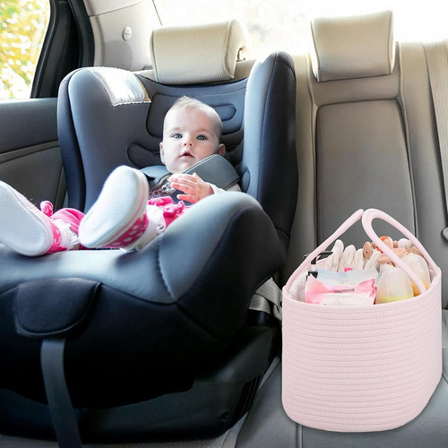 Organizador De Pañales Comse Para Bebés, Cesta Versátil En A