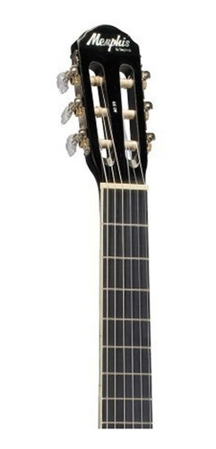 Violão clássico infantil Tagima Memphis AC-34 para destros black verniz brilhante