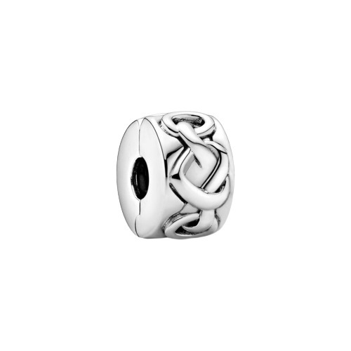 Clip Pandora Original - Knotted Heart Clip Charm / Nuevo