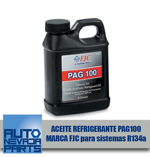 Aceite Refrigerante Marca Fjc Para Sistemas R-134a Pag100