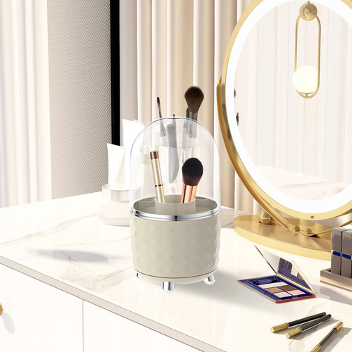 Soporte Para Brochas De Maquillaje Giratorio 360 Soporte Par
