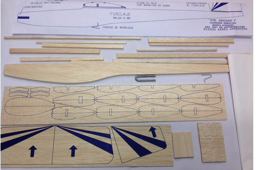 Origone 1 Avion De Madera Balsa Para Armar