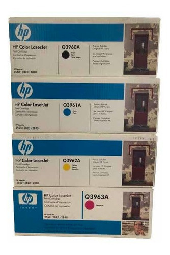 Toner Hp Q3963a Magentapara Laserjet 2550/2820/2840 Original