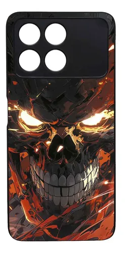 comprar Funda Protector Case Para Poco X6 Pro Skull Death