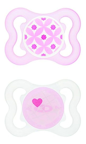 Mam Miniair Chupete De Ortodoncia Girl 06 Meses 2count