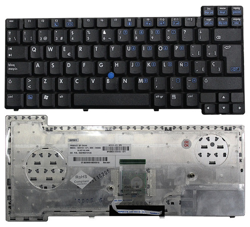 Teclado Hp Compaq Nx7300 Nx7400 Negro Español Con Pointstick