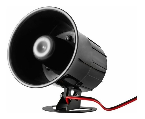 Sirena Alarma Casa Vecinal 6 Tonos 12v 20w Pulsador Y Fuente