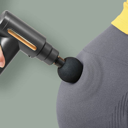 Imagem 5 de 9 de Massageador Muscular Liberação Miofascial Pistola Elétrica