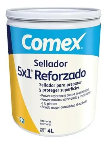 Sellador Comex Reforzado Vinil - Acr&iacute;lico 5x1 Galon 4lt | Env&iacute;o gratis