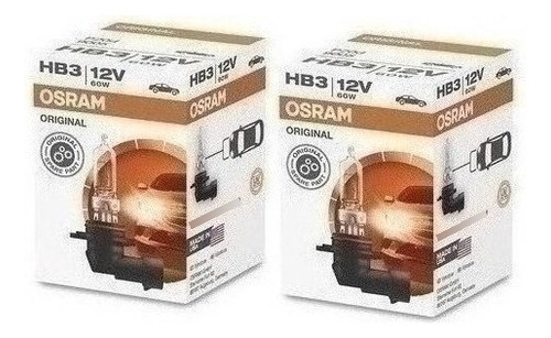 Bombillos Osram Hb3 9005 12v 60w Juego X2 Estándar Usa