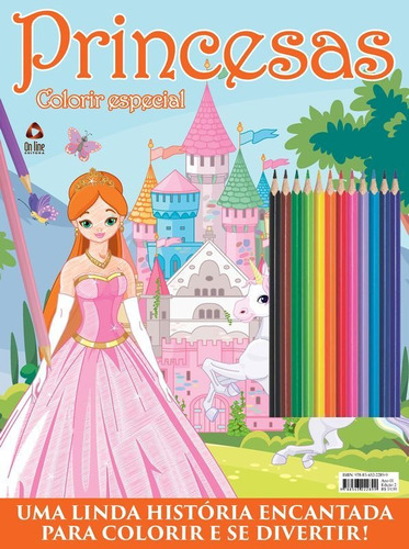 Livro: Princesas Colorir Especial 02, De Ibc - Instituto Brasileiro De Cultura Ltda. Série Indefinido, Vol. 2. On Line Editora, Capa Mole, Edição 2 Em Português, 2020