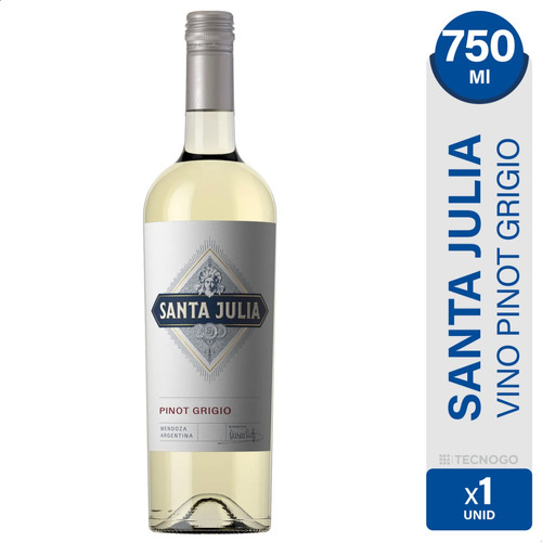 Vino Blanco Santa Julia Pinot Grigio Mendoza - 01mercado