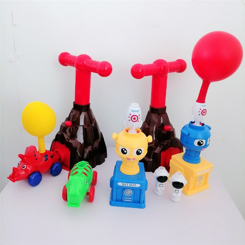 (1 Juego) Balloon Power Car - Caja De Color 3a