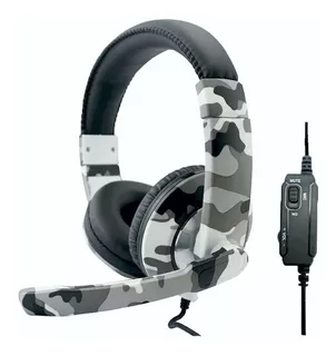 Auriculares Ps4 Gamer Xbox Camuflado Mute Celular Tablet