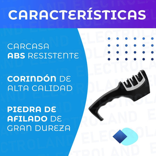 Imagen 7 de 10 de Afilador Manual Cuchillos Profesional 3 Tipos De Afilado