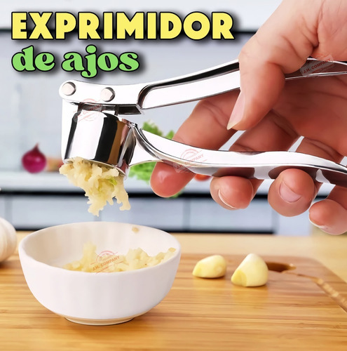 Imagen 4 de 7 de Exprimidor De Prensa De Ajo Nueces De Acero Inoxidable 9530