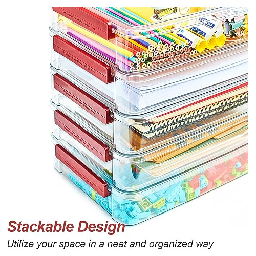 Caja De Proyectos Portátil De 8.5 X 11 Transparente ...