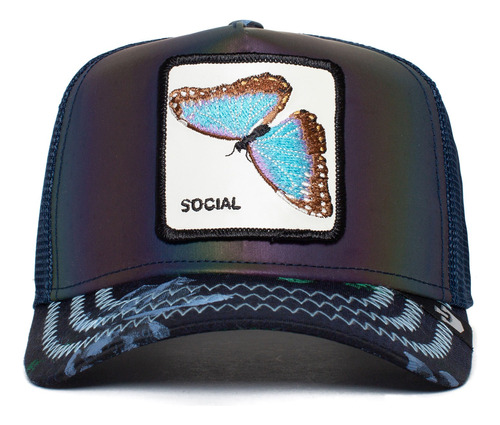 Gorra Goorin Bros 100% Original Elephant Azul Elefante