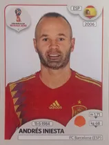 Comprar Figurita Andrés Iniesta Mundial Rusia 2018 Panini
