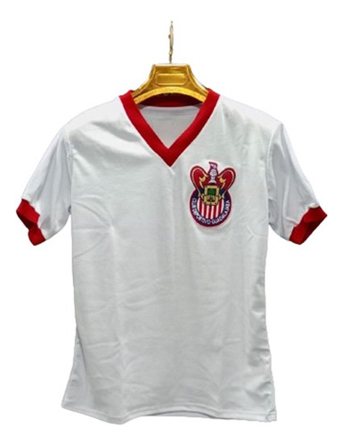 Jersey Chivas Guadalajara Campeonisimo 1960 Blanco